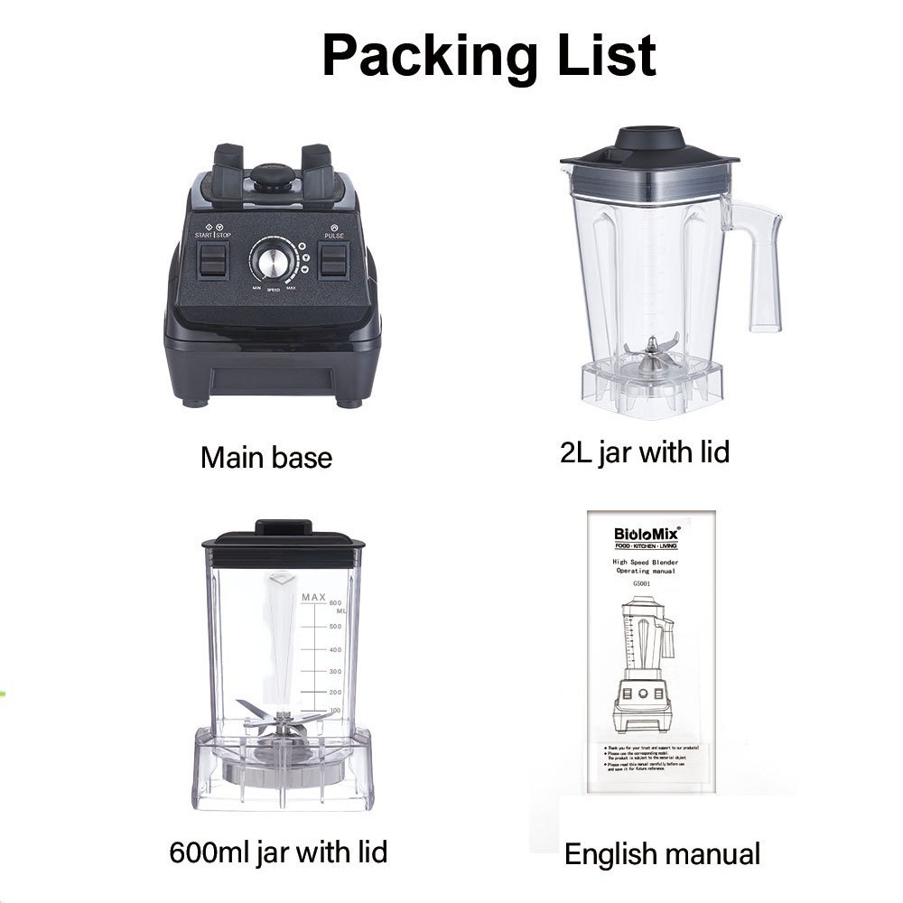 Licuadora Mezcladora Semiautomática de Doble Vaso, Máquina Trituradora de Alimentos, Precio Especial para Comercio Exterior, Venta Directa de Fábrica