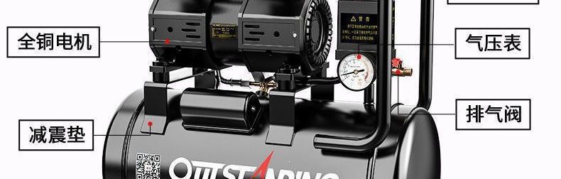 Small Air Compressor, High-Pressure Air Compression Inflator, Oil-Free, Silent, 220V Tool, Paint Spray Air Pump Manufacturer