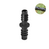 8/11 Directly connecting double stab PE tube extended joint garden micro -spray irrigation gardening joint accessories