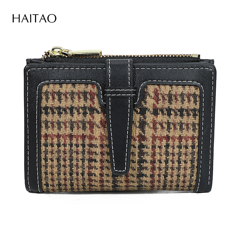 Cross-border retro corto billetera de damas doblada en dos por ciento de gran capacidad multi-tarjeta certificados bolsas de tarjetas de cambio nuevo