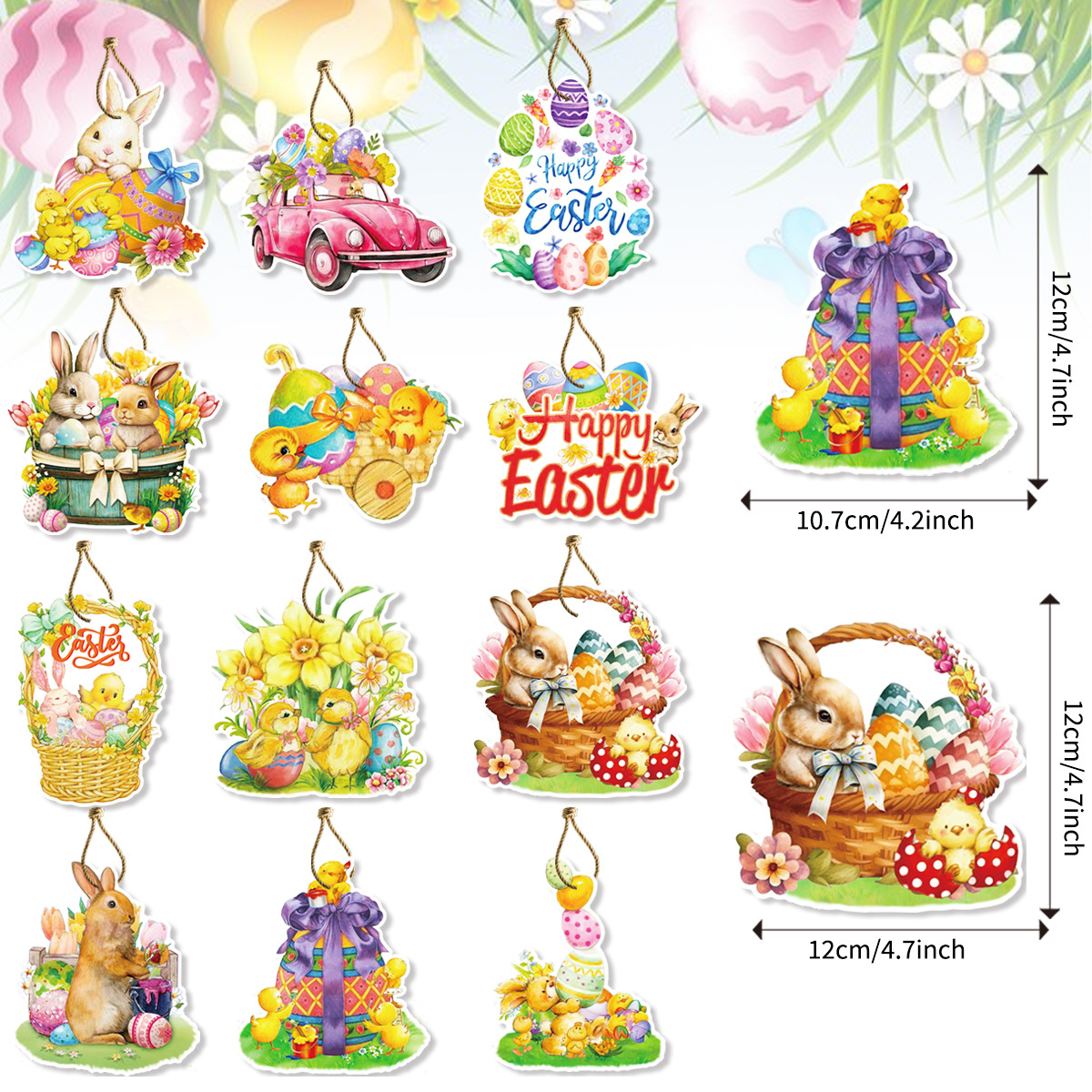 Easter Cute Letter Paper Holiday Daily Decorative Props display picture 4