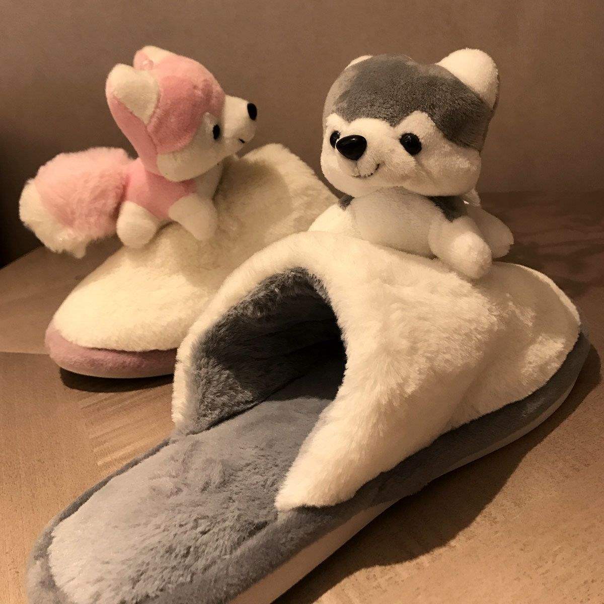 卡通棉拖鞋男女室内居家情侣棉拖鞋防滑保暖半包冬季拖鞋情侣款