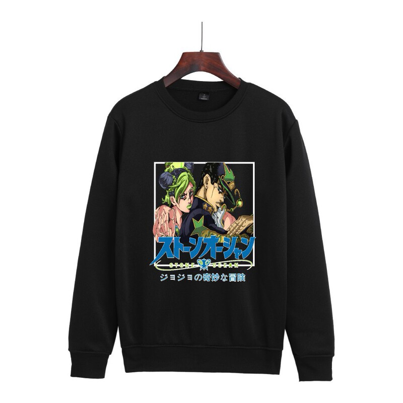 Foreign Trade Cross-border Hot Search JOJO's Wonderful Adventure Series Japanese Animation Printing Men's and Women's Hooded Wear Foreign Trade Cross-border Hot Search JOJO's Wonderful Adventure Series Japanese Animation Printing Men's and Women's Hooded Wear