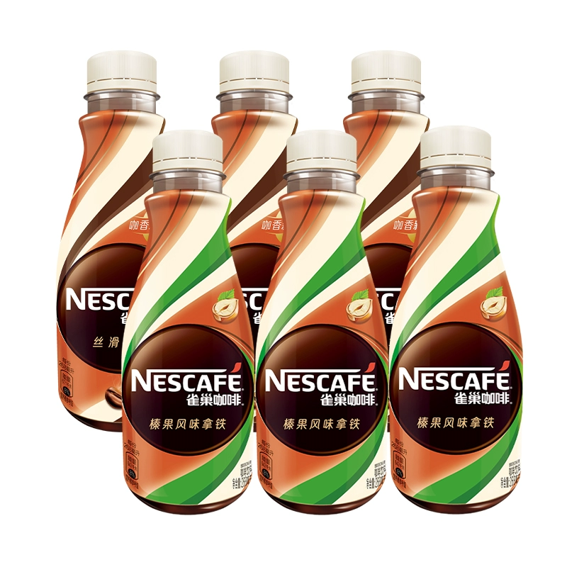 Nestlé Кофе скользкое латте готовый к употреблению оригинальный напиток 268мл*6 бутылок полная коробка освежающий и предотвращающий магазин