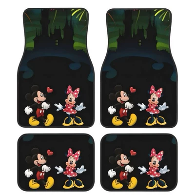 Avtomobil döşəmə paspasları – Mat Wear-resistant in stock - cartoon-car-floor-mats-24-3344cm-two-piece-set