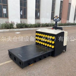 Heavy-duty electric pallet truck mold handling flatbed truck platform truck mold transport forklift