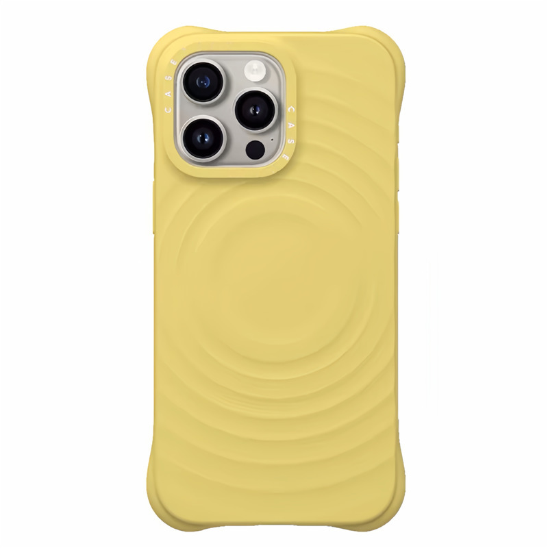 CASE新款柔雾紫刘宇宁纯色波漾MagSafe手机壳适用苹果iPhone16/15|undefined