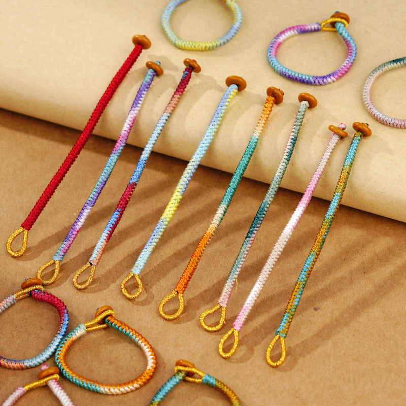 DIY Weaving Fantasy Boutique Handmade Gold Wire Keychain Pendant DIY Jewelry Adding Coil Pull Circle Material Package DIY Weaving Fantasy Boutique Handmade Gold Wire Keychain Pendant DIY Jewelry Adding Coil Pull Circle Material Package