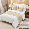 Modern Simple Nordic Geetter Pure Hotel Beauty bed flag bed tissue Golden model bedroom bed cover bed