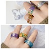 Retro ring, brand resin, accessory, Japanese and Korean, simple and elegant design