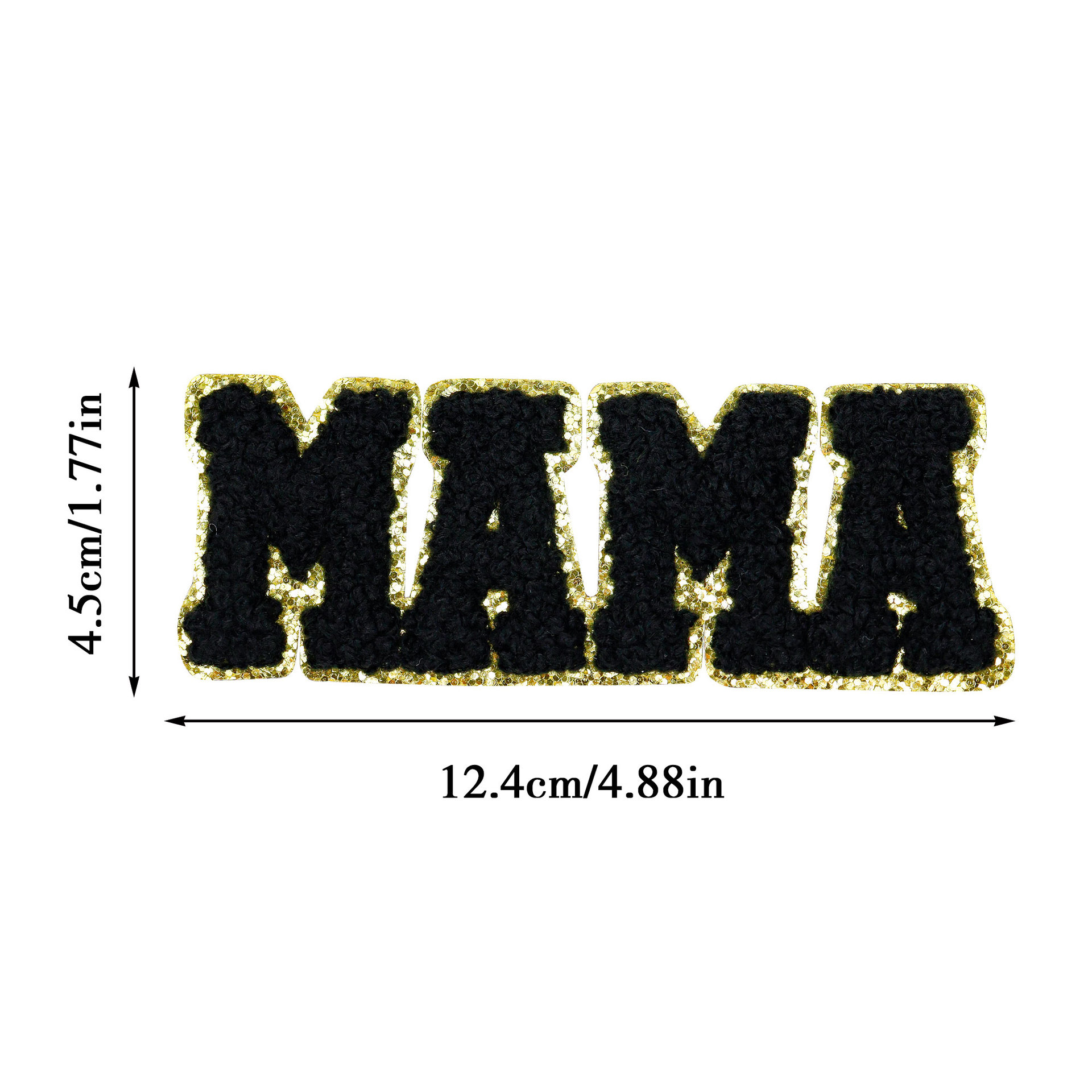 8g Weight Clothing Sticker Patches Classification 1 Piece Quantity Felt Material Letter Pattern Simple Style Style 1 Piece Simple Style Letter Felt Clothing Sticker Patches 5