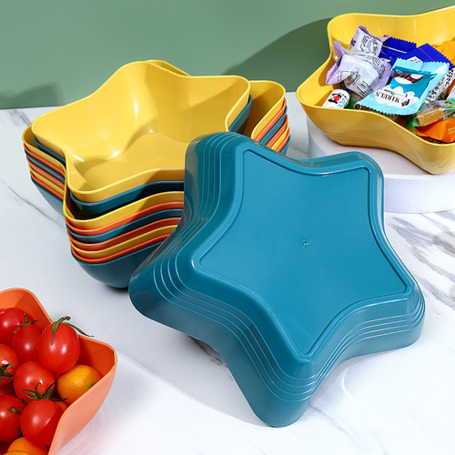  New ⭐ Fruit Plate New Year Fruit Plate Home Living Room Coffee Table Candy Plate Snack Plate Dry Fruit Plate Melon Seed Plate