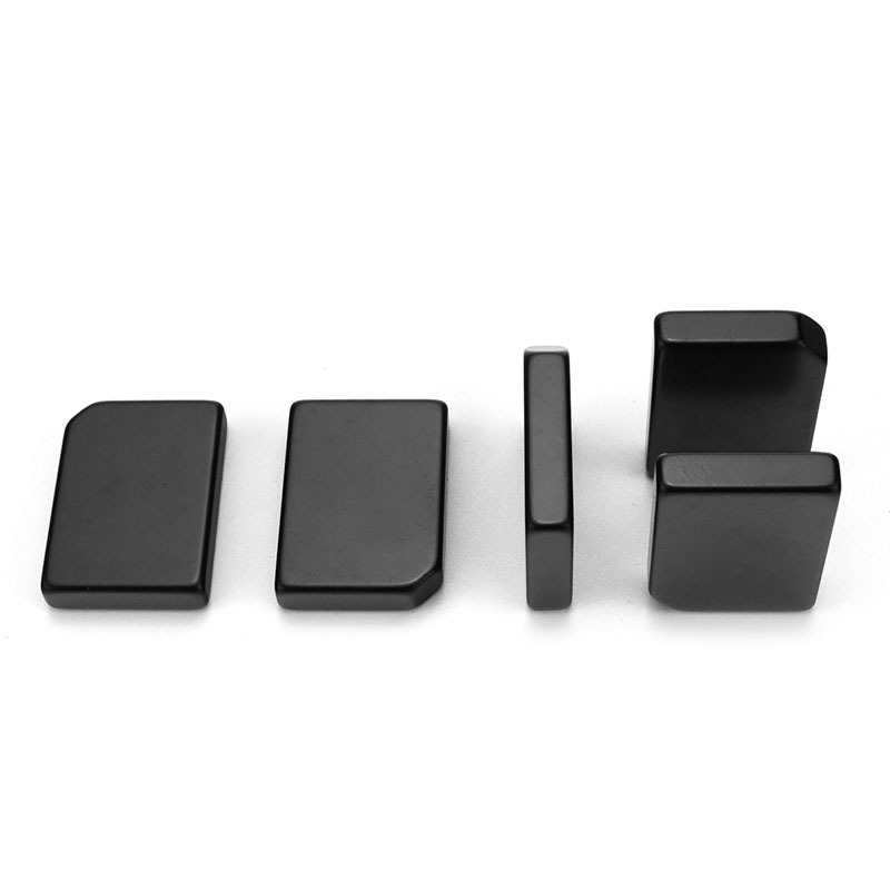 N35异形钕铁硼磁铁 环形镀黑环氧永磁铁 电机磁铁强磁