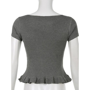 Women's Knitwear Ůʽ�ɴ����cӡ���ٿۺ��~߅ᘿ���