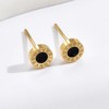 Fashionable design retro earrings stainless steel, accessory, European style, simple and elegant design, trend of season