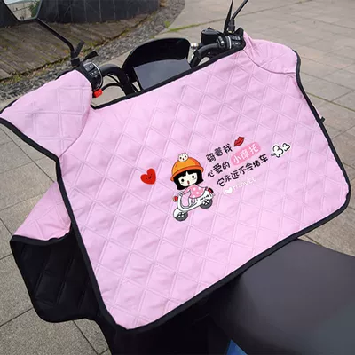 Electric car cushion spring and autumn sun protection - little-sister-pink-sun-protection-big-wing-pocket