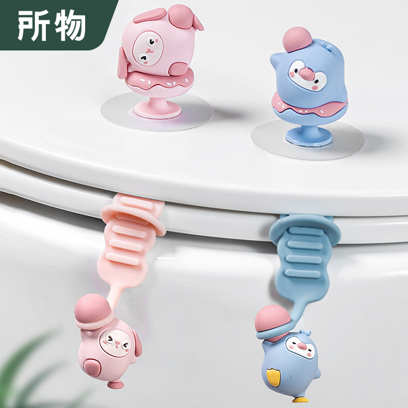 Levantador de tapa de inodoro creativo manija de tapa de inodoro mango antisucio levantador de tapa de inodoro levantador