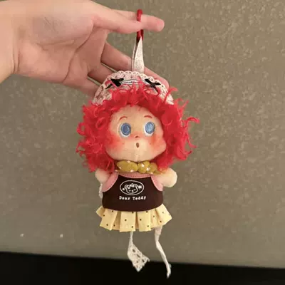 Freckles Keychain Toy Accessory – Pluş açarlıqlar - turban-brown-suspender-red-explosion-pendant