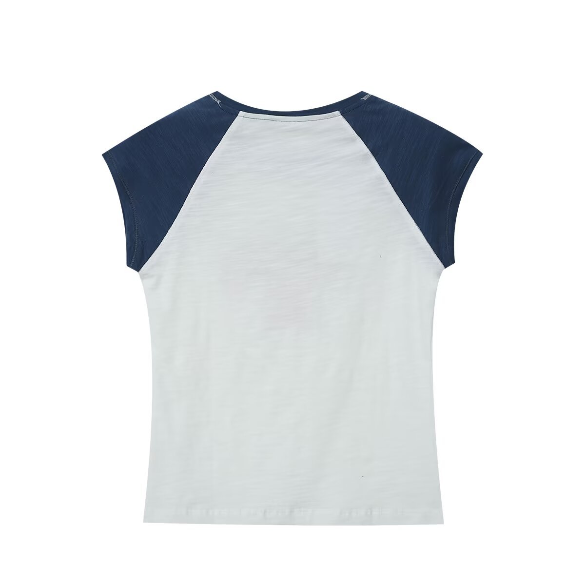 Campus Style Letter Graphic Print Short Sleeve Knit T-Shirt For Women - Soft Daily Basic Tee, Round Neck, Comfort Fit, White_ecoleips.com