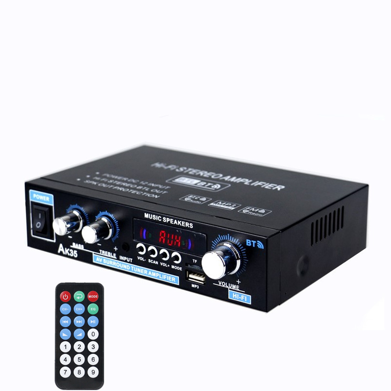 AK35 デジタルパワーアンプ Bluetooth U ディスクパワーアンプ 2 チャンネルパワーアンプ工場直販|undefined