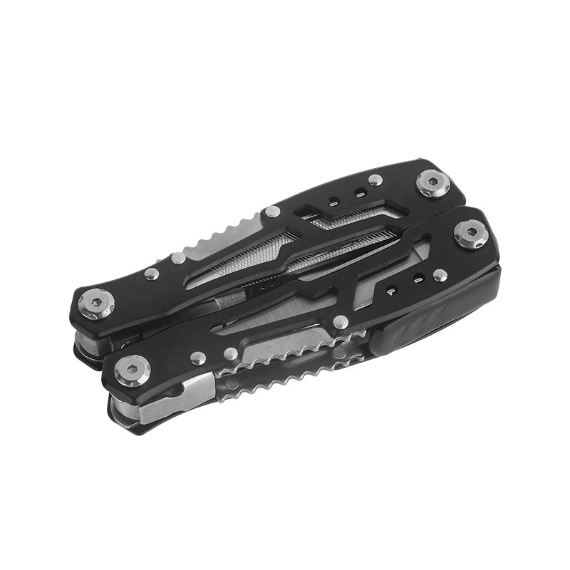 Multi-Tool Folding Pliers, Locking Portable Combination Knife, Stainless Steel, Compact