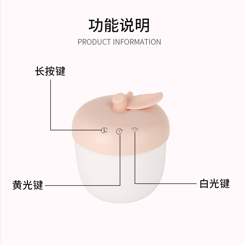 母婴灯小夜灯床头伴睡夜灯送女生创意生日教师节礼物e