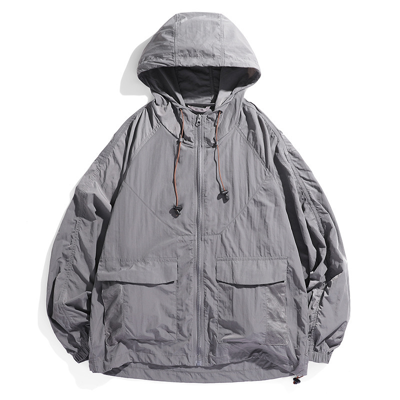 Sun protection clothing with hood