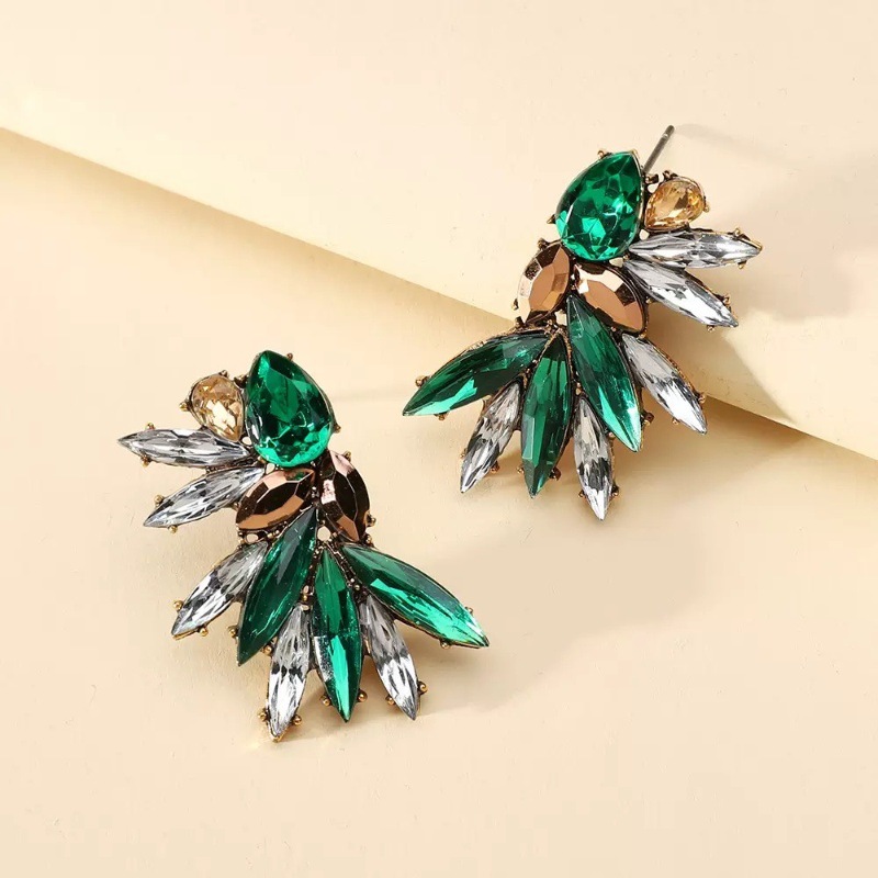 fashionable geometric retro trend earrings