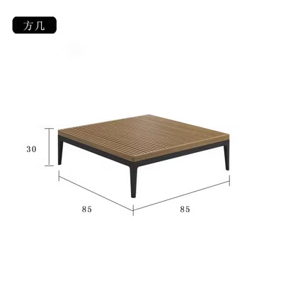 Mesa de café cuadrada