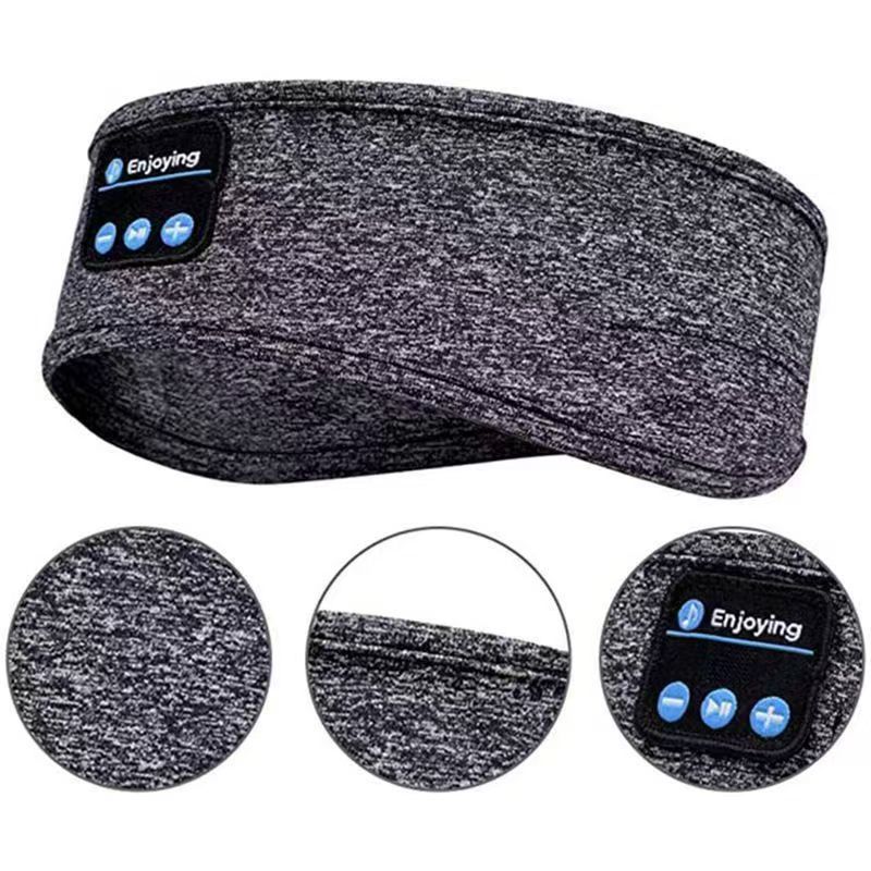 Wireless Bluetooth Music Headband, Sports Headband, Running Fitness Headband, Sleep Mask, Bluetooth Headset Two-In-One