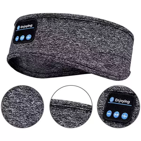 Wireless Bluetooth Music Headband, Sports Headband, Running Fitness Headband, Sleep Mask, Bluetooth Headset Two-In-One