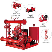 定制电机驱动（骑师）消防泵柴油机驱动消防水泵成套撬装消防泵组