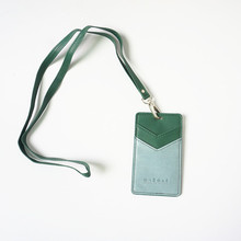 创意PU卡包卡套公交卡证件包定制工作吊牌厂牌员工证配皮吊绳整套