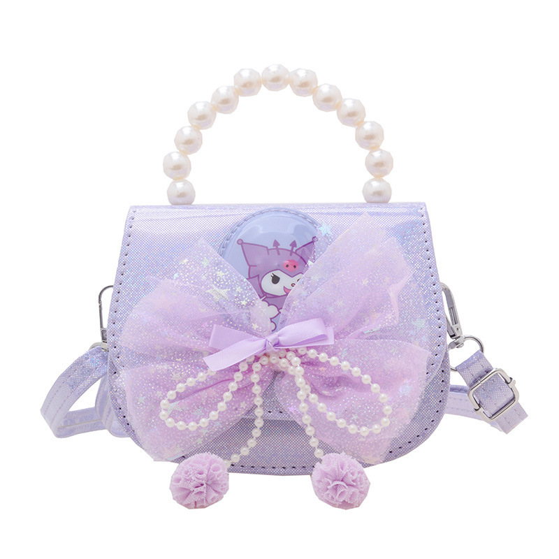 Luz intermitente, bolso de mano Kulomi, bolso de mochila para niños, princesa Melody, bolso de hombro para chicas lindas.