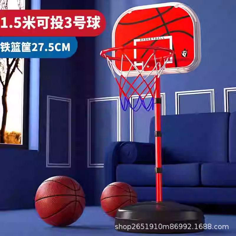 Transfronterizos infantiles bastidor de baloncesto interior elevable marco de baloncesto juguete interior y exterior para niños entrenamiento de anillo de tiro jardín de infantes