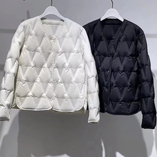 2024冬新款轻薄保暖小香风短款羽绒服外套女4FA180662 4FA180661