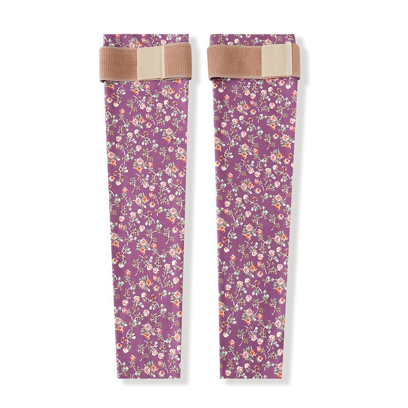 Velvet impresión correa de protector de piernas rodillas anti-deslizante articulaciones de piernas anti-frio para hombres y mujeres mayores calentamiento anti-frio más calcetines image 3