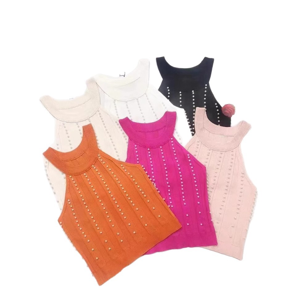 Summer New Style Pure Desire Sweet Sexy Sexy Short Halterneck Unique Chic Tube Top Camisole Sleeve Top for Women