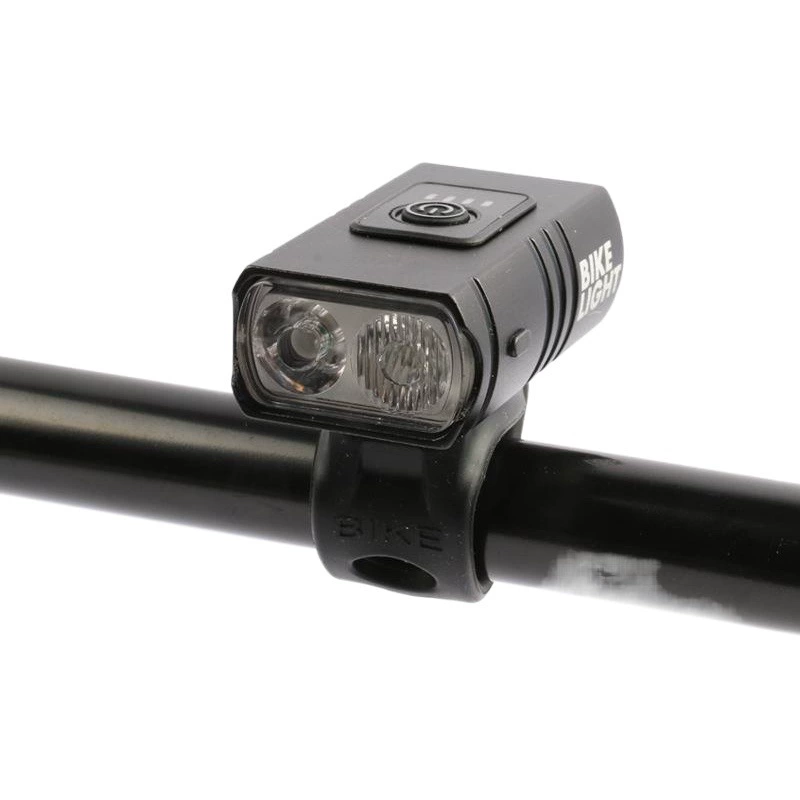 Новый T6 водный велосипедный фонарь USB-зарядка встроенный аккумулятор с дисплеем питания красный предупреждающий световой сигнал