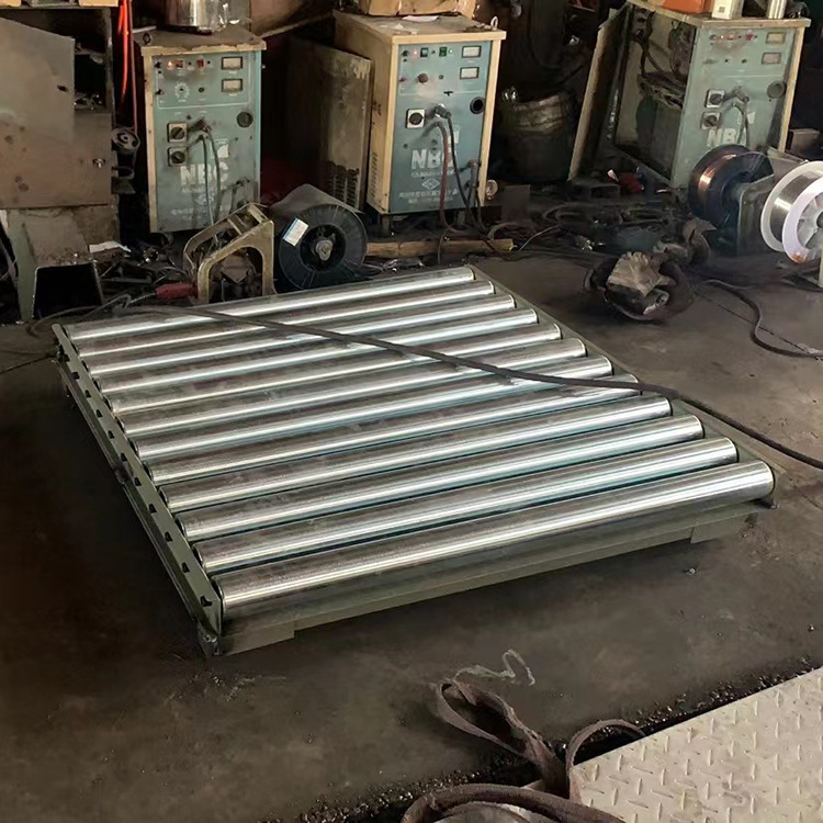 1吨滚筒地磅秤2吨流水线无动力滚筒秤1.2*1.2m带滚筒斜坡小地磅称