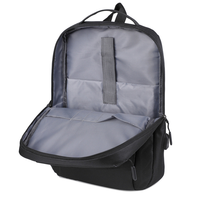 Bolso escalable de la computadora del poliéster del color sólido de 17 pulgadas para el viaje de negocios