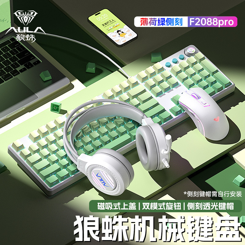 タランチュラの機械のキーボードの側はグラデーションのボタンを刻んでゲームの事務のデスクトップのノートの卸売りを競争します。|undefined
