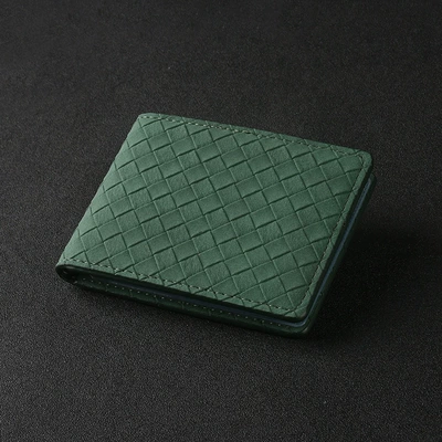 Certificate bag driver's license leather Multimediya və saxlama aksesuarları - 11cm8cm-green