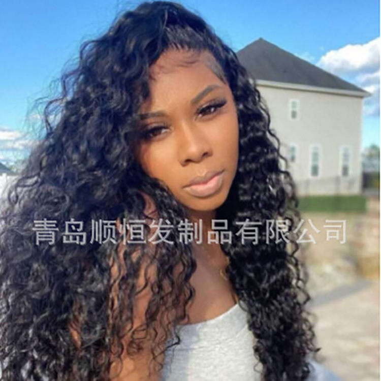 El Comercio exterior Africano de las mujeres de lana peluca rizada Volumen de pelo explosión cabeza pequeño Pelo Rizado fibra química sombrero moda ESTILO OCCIDENTAL