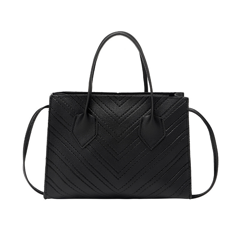 2023 nuevo estilo coreano de moda relieve V-patrón diamante bolso de hombro simple bolso de mano casual