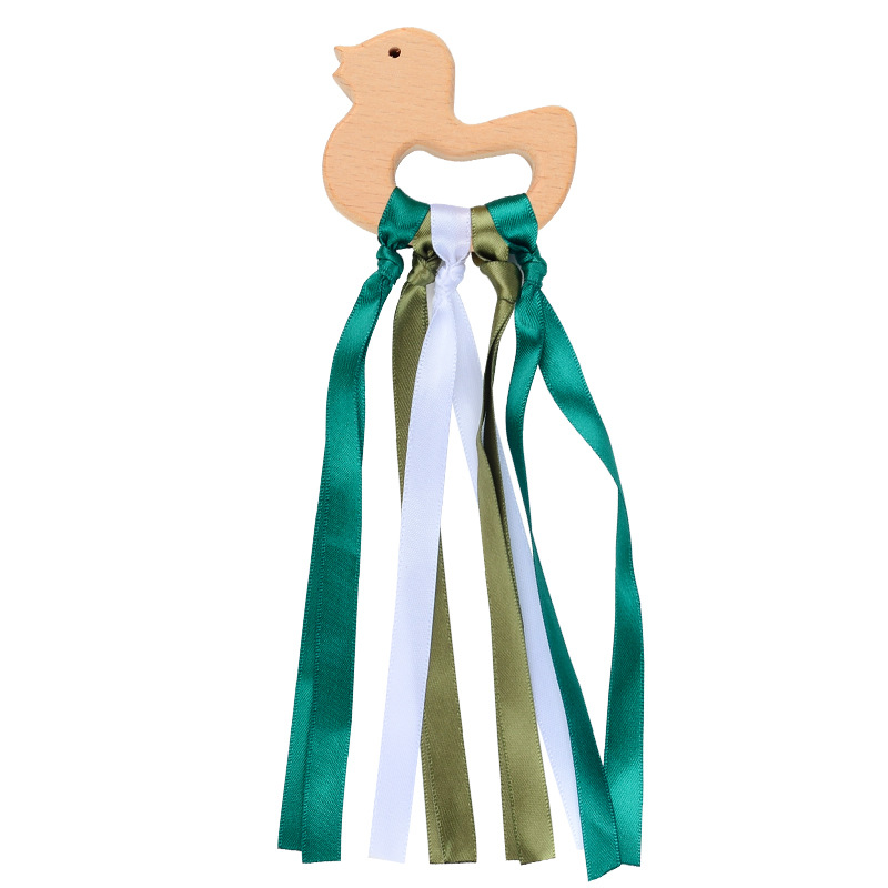 Transfronterizo Amazon Venta caliente Infantil Educación Temprana campana Arco Iris cinta color cognición colorido juguete de madera mordedor