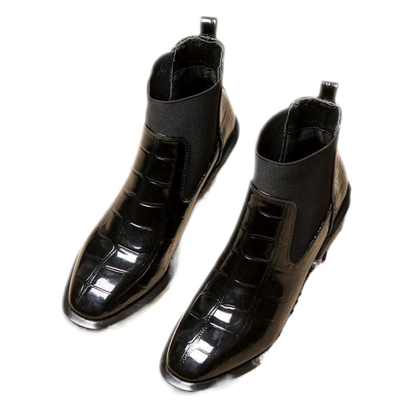 Короткие сапоги женские 2024 новые бархатные маленькие короткие сапоги с толстыми каблуками