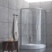 淋浴房隔断简易弧扇形家用室卫生间沐一体式移门洗澡间玻璃门厂家