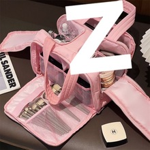 超大大容量化妆包新款旅行便携洗漱包大容量宽开口便携分区收纳包