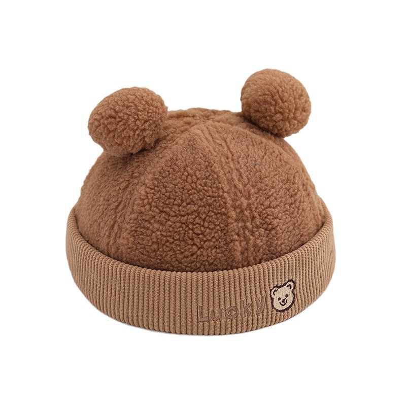 Sombrero de bebé para niños, sombrero de otoño, sombrero de pirata, sombrero de niña, sombrero de piel de melón para niños, otoño y invierno